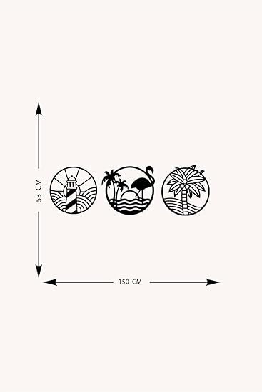 🖤✨ Modern Metal Wall Art 🖤 | Triple Panel Decor 🌟🏡