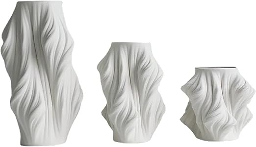 🌿✨ Elegant Ceramic Vase Set 🌸🏡 | Modern Home Décor 💖🎨