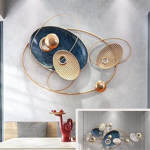 ✨🌟 3D Wrought Pendant Decor 🌿💫 | Modern Hanging Wall Art 🏡🎨