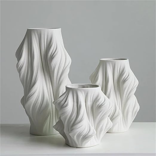 🌿✨ Elegant Ceramic Vase Set 🌸🏡 | Modern Home Décor 💖🎨