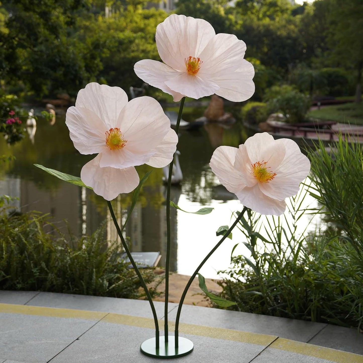🌸✨ Handcrafted Poppy Decor 🌿💖 | Elegant Artificial Flower Arrangement 🏡🌟