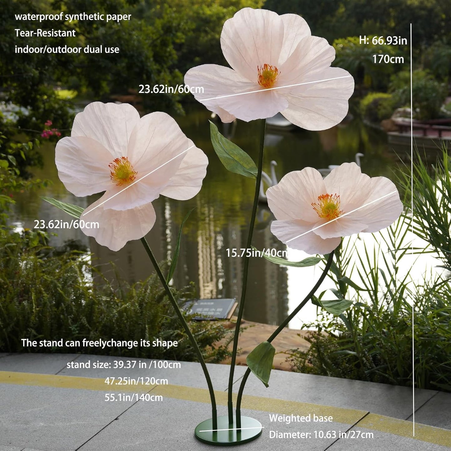 🌸✨ Handcrafted Poppy Decor 🌿💖 | Elegant Artificial Flower Arrangement 🏡🌟