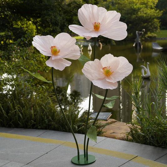 🌸✨ Handcrafted Poppy Decor 🌿💖 | Elegant Artificial Flower Arrangement 🏡🌟