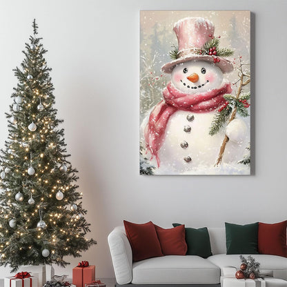 ⛄🎄 Cozy Snowman Wall Art 🖼️✨ | Festive Holiday Décor 🌟❄️